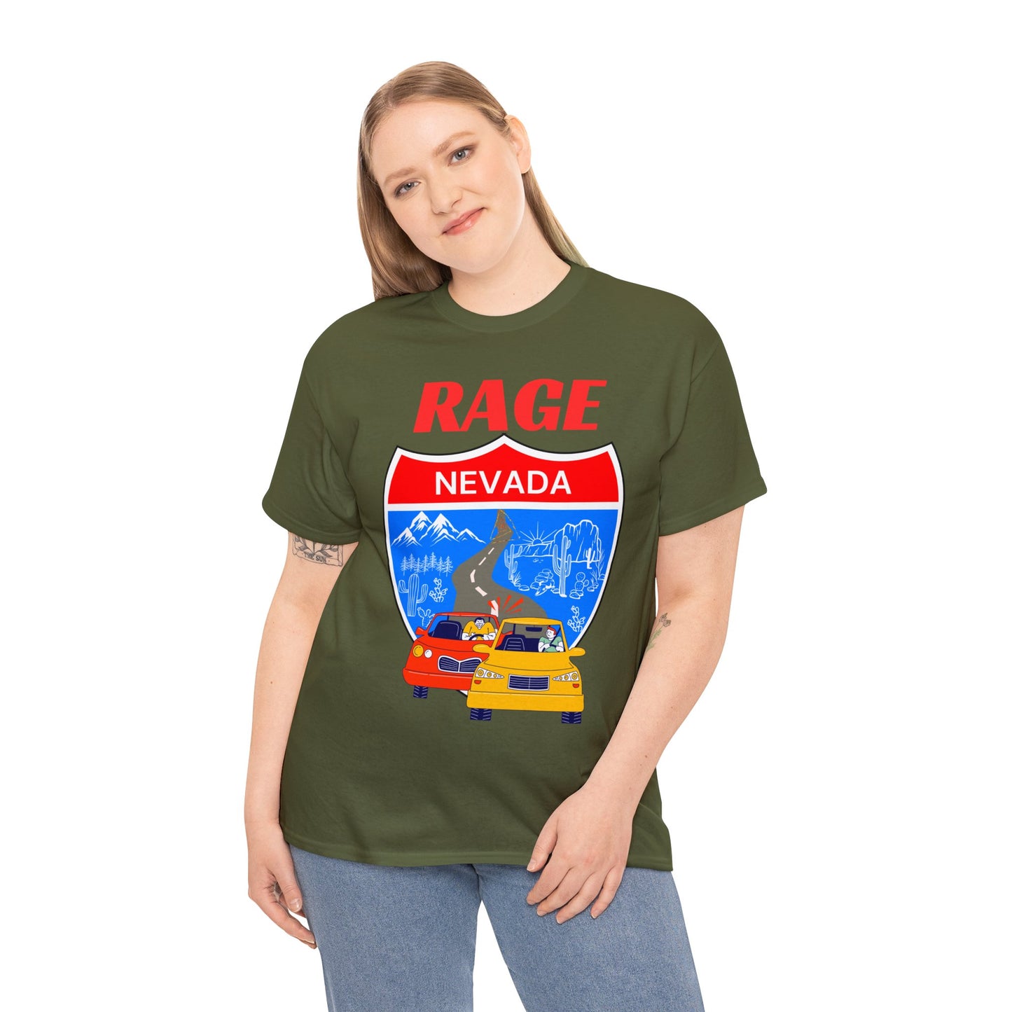 RAGE NV - Unisex Heavy Cotton Tee