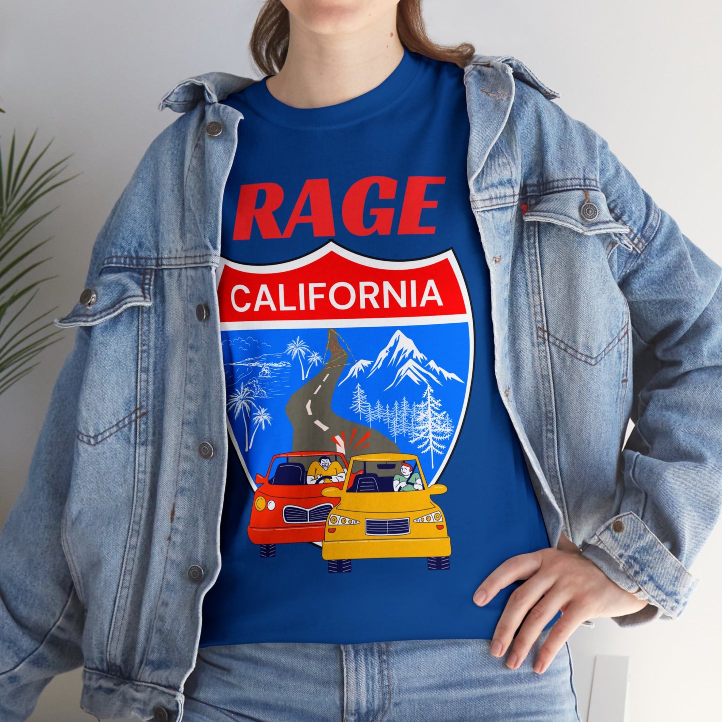 RAGE CA  - Unisex Heavy Cotton Tee