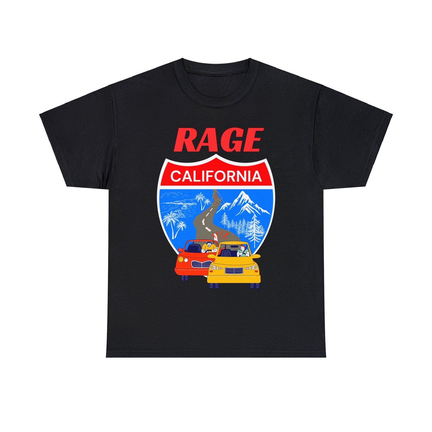 RAGE CA  - Unisex Heavy Cotton Tee