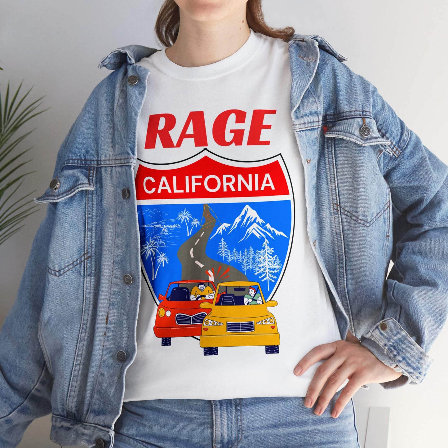 RAGE CA  - Unisex Heavy Cotton Tee