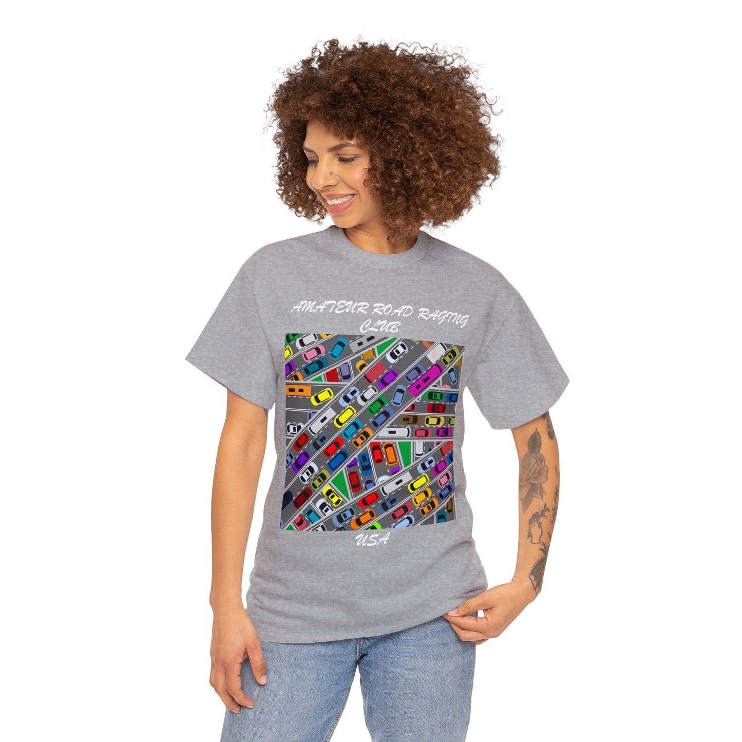 Amatuer road raging club  - Unisex Heavy Cotton Tee