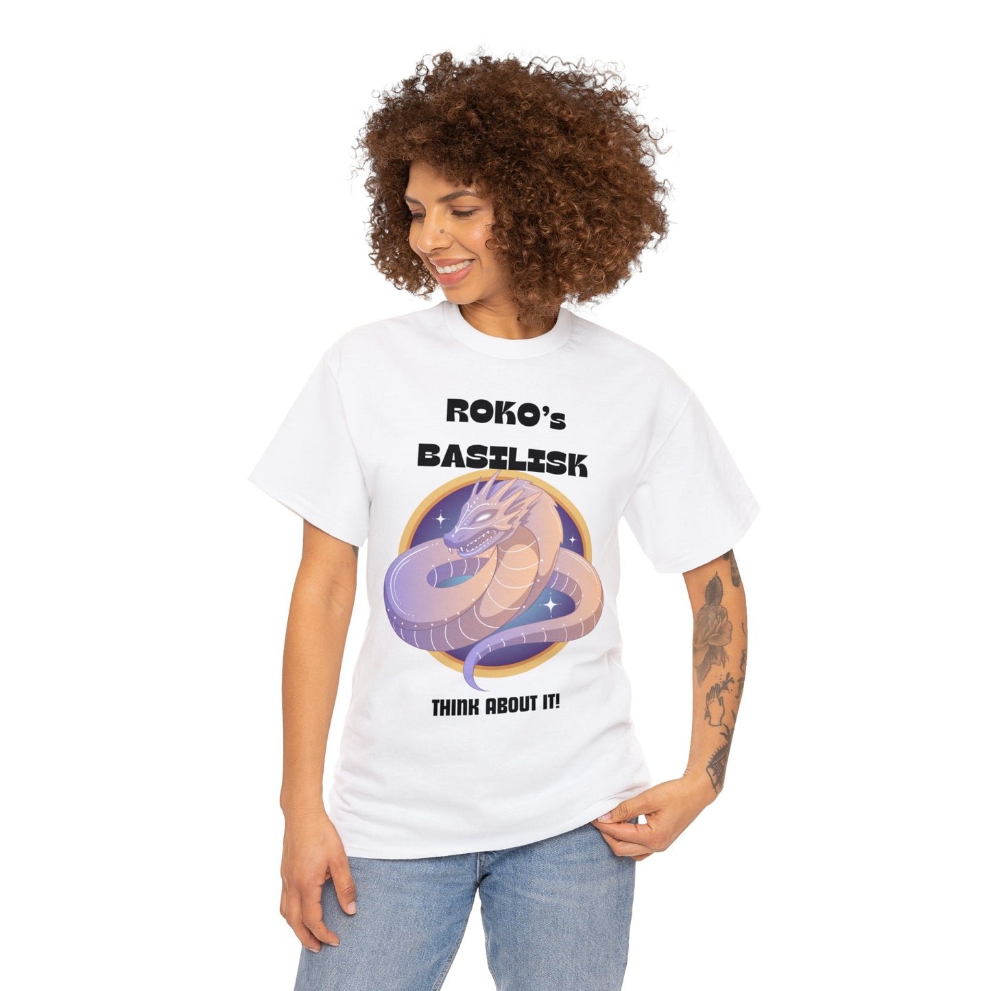 Roko's Basilisk  - Unisex Heavy Cotton Tee