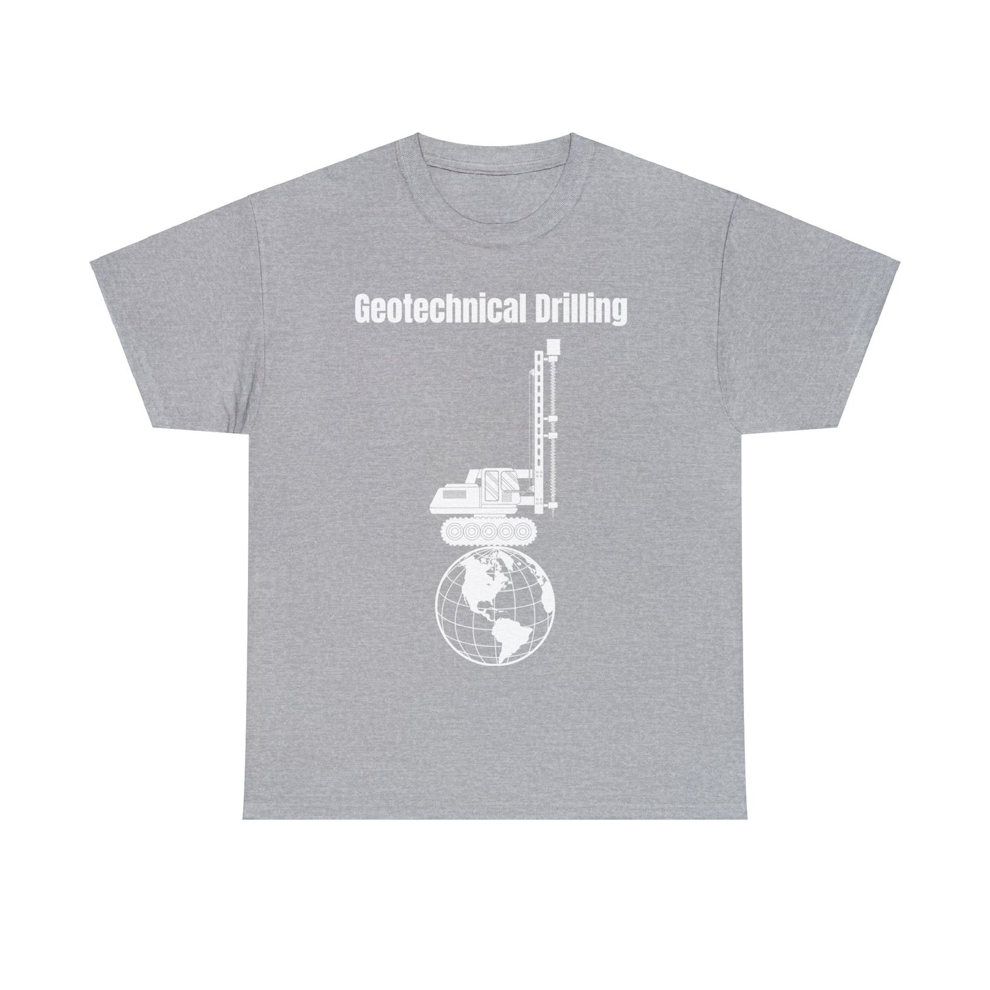 Geotechnical Drilling  - Unisex Heavy Cotton Tee