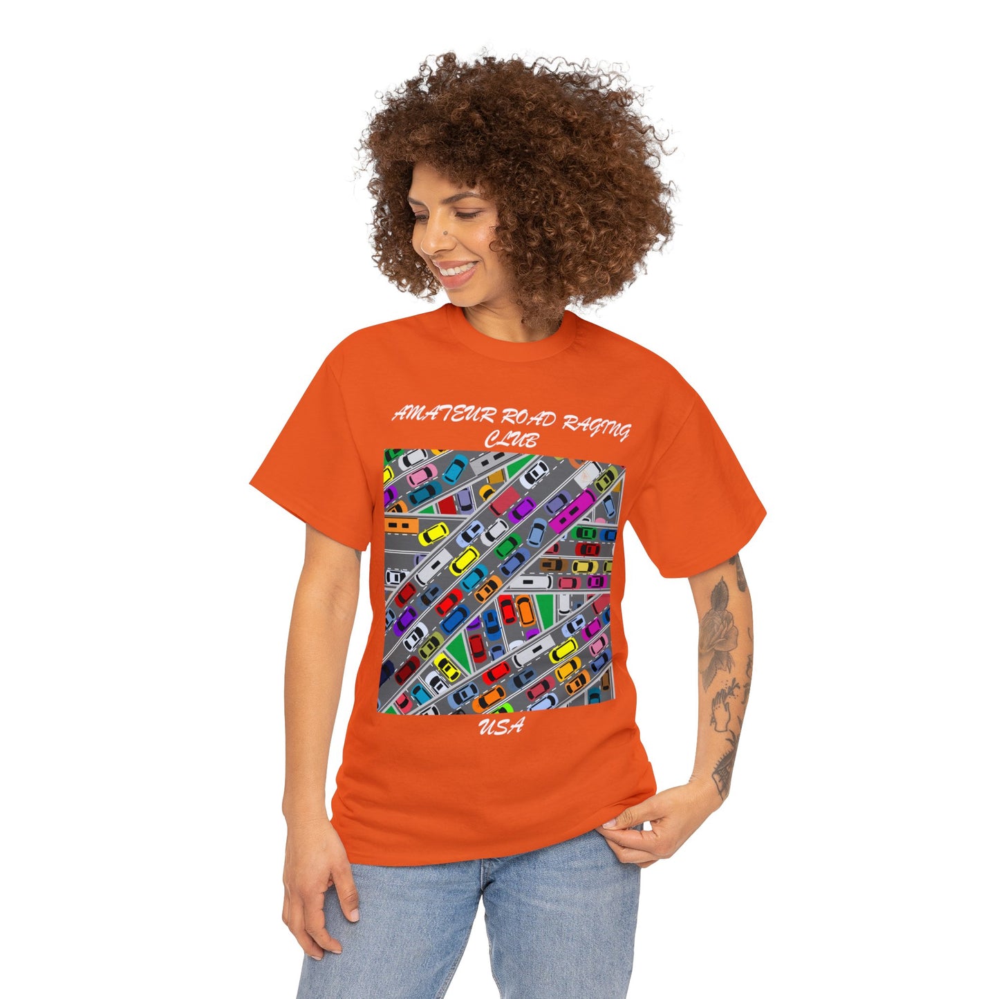 Amatuer road raging club  - Unisex Heavy Cotton Tee