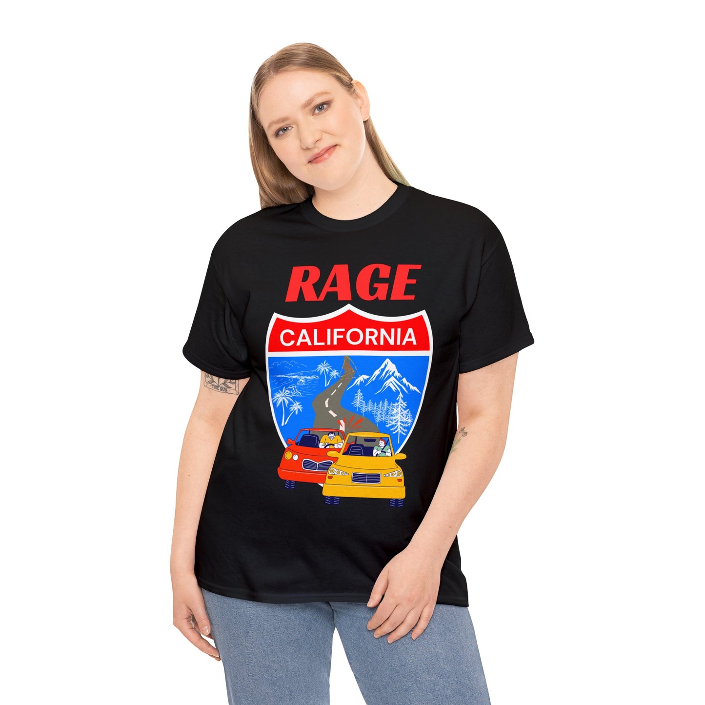 RAGE CA  - Unisex Heavy Cotton Tee