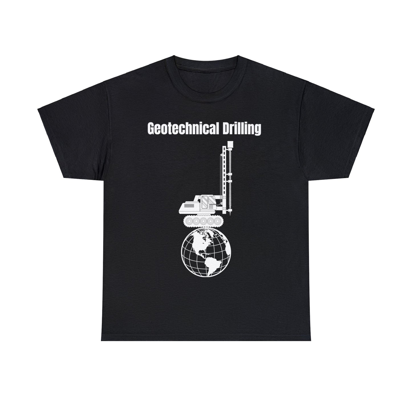 Geotechnical Drilling  - Unisex Heavy Cotton Tee