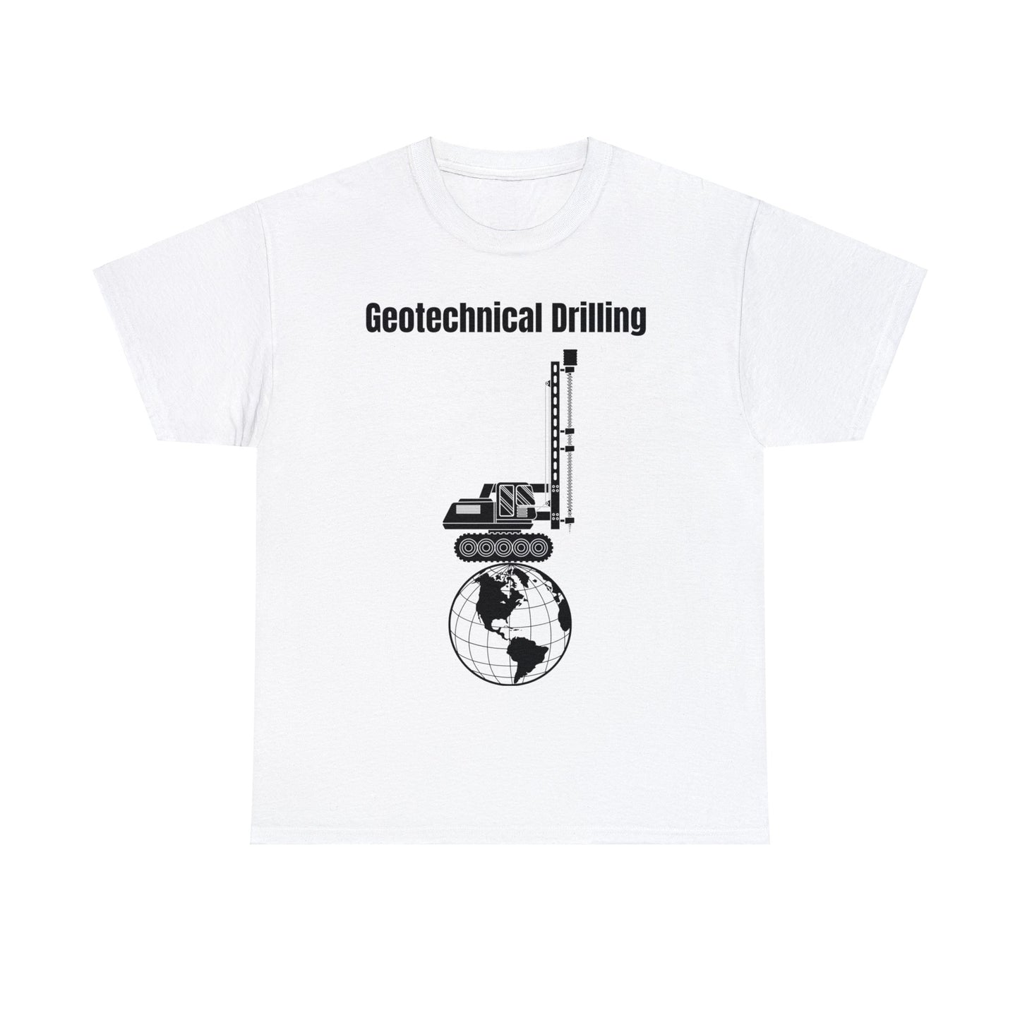 Geotechnical Drilling  - Unisex Heavy Cotton Tee