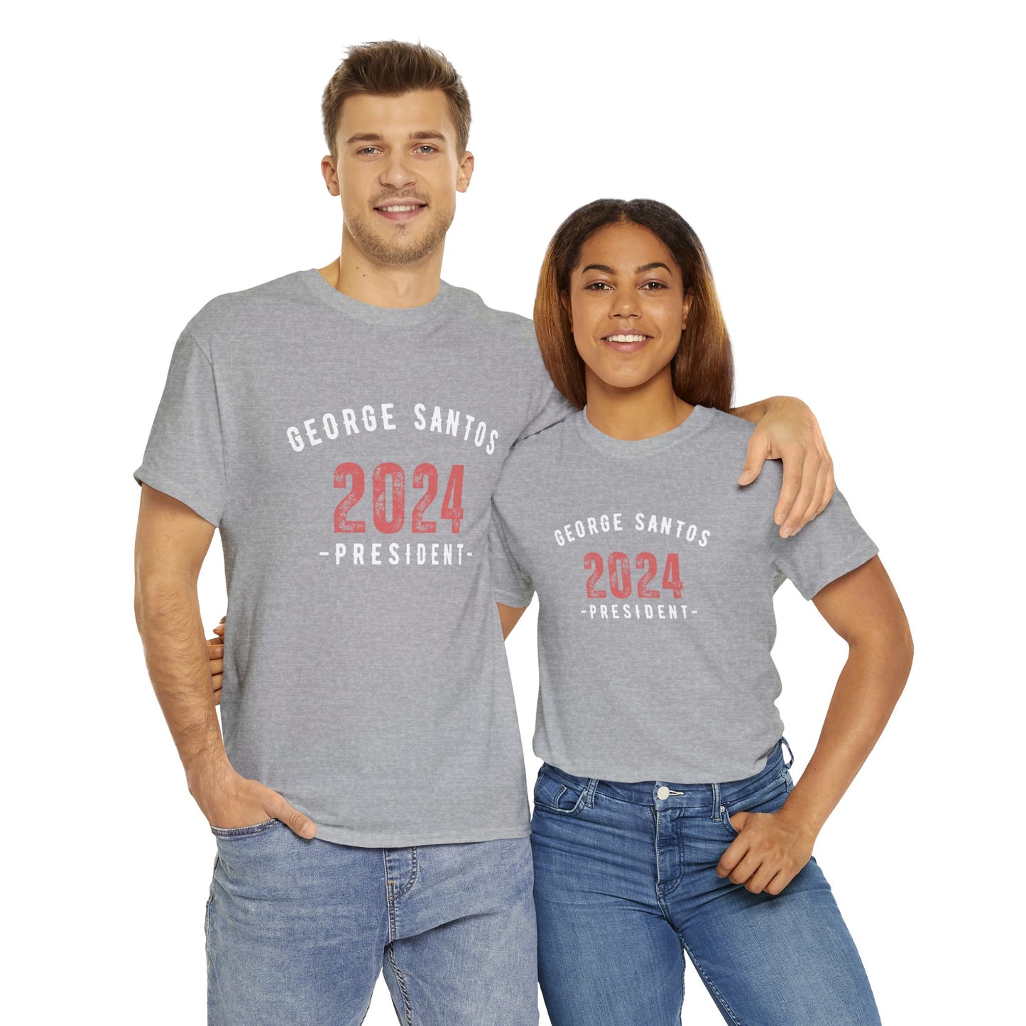 Santos for Pesident 2024 Unisex Heavy Cotton Tee