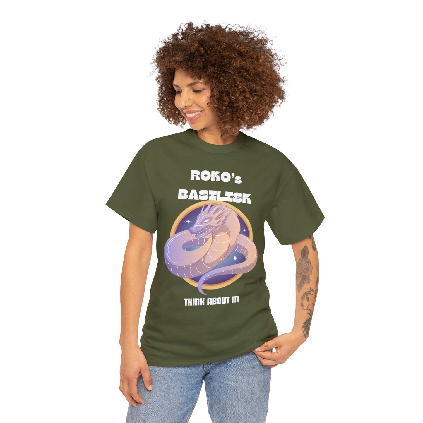 Roko's Basilisk - Unisex Heavy Cotton Tee