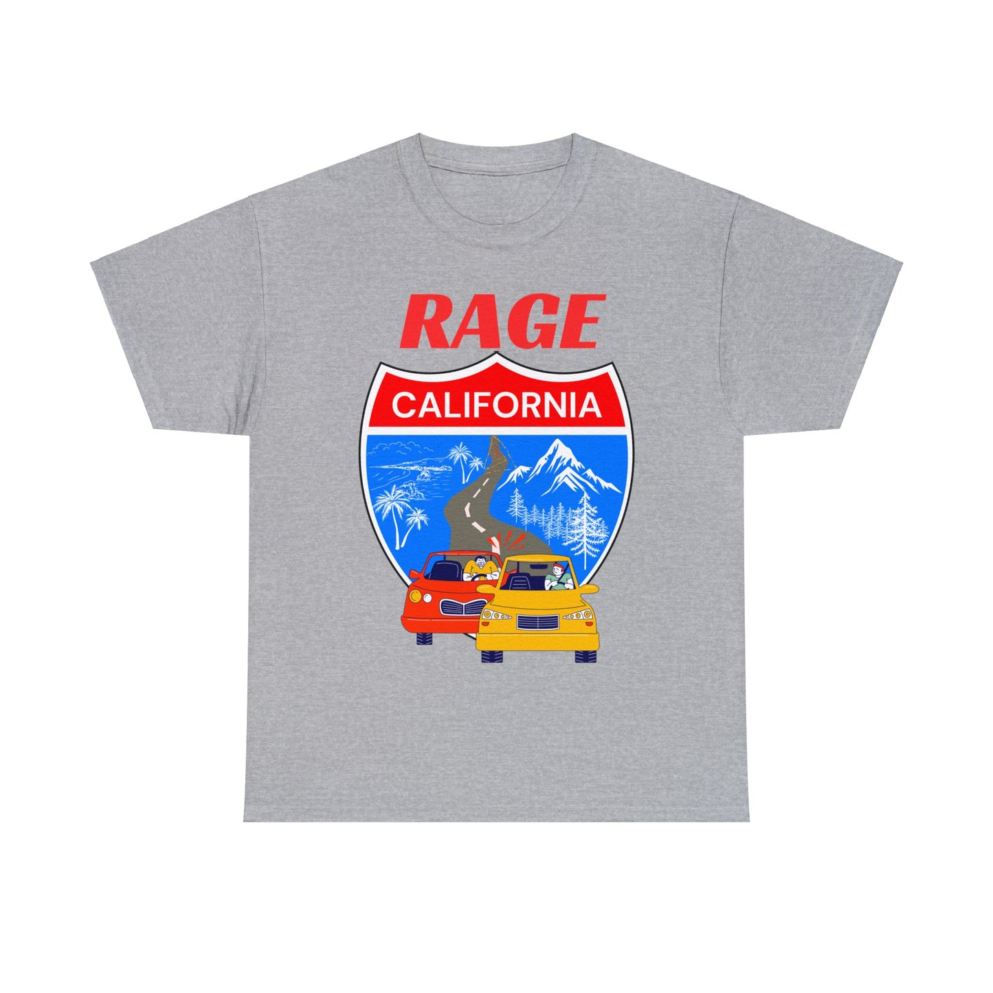 RAGE CA  - Unisex Heavy Cotton Tee