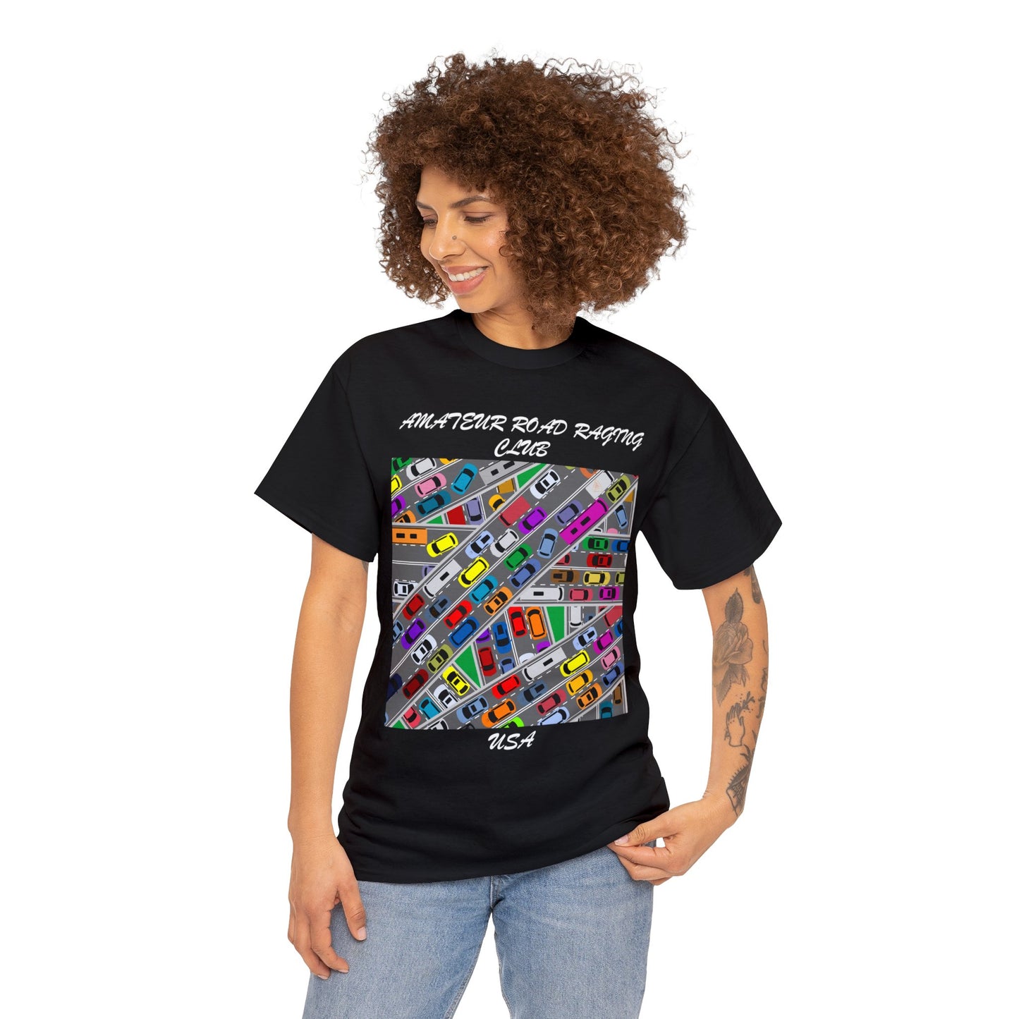 Amatuer road raging club  - Unisex Heavy Cotton Tee