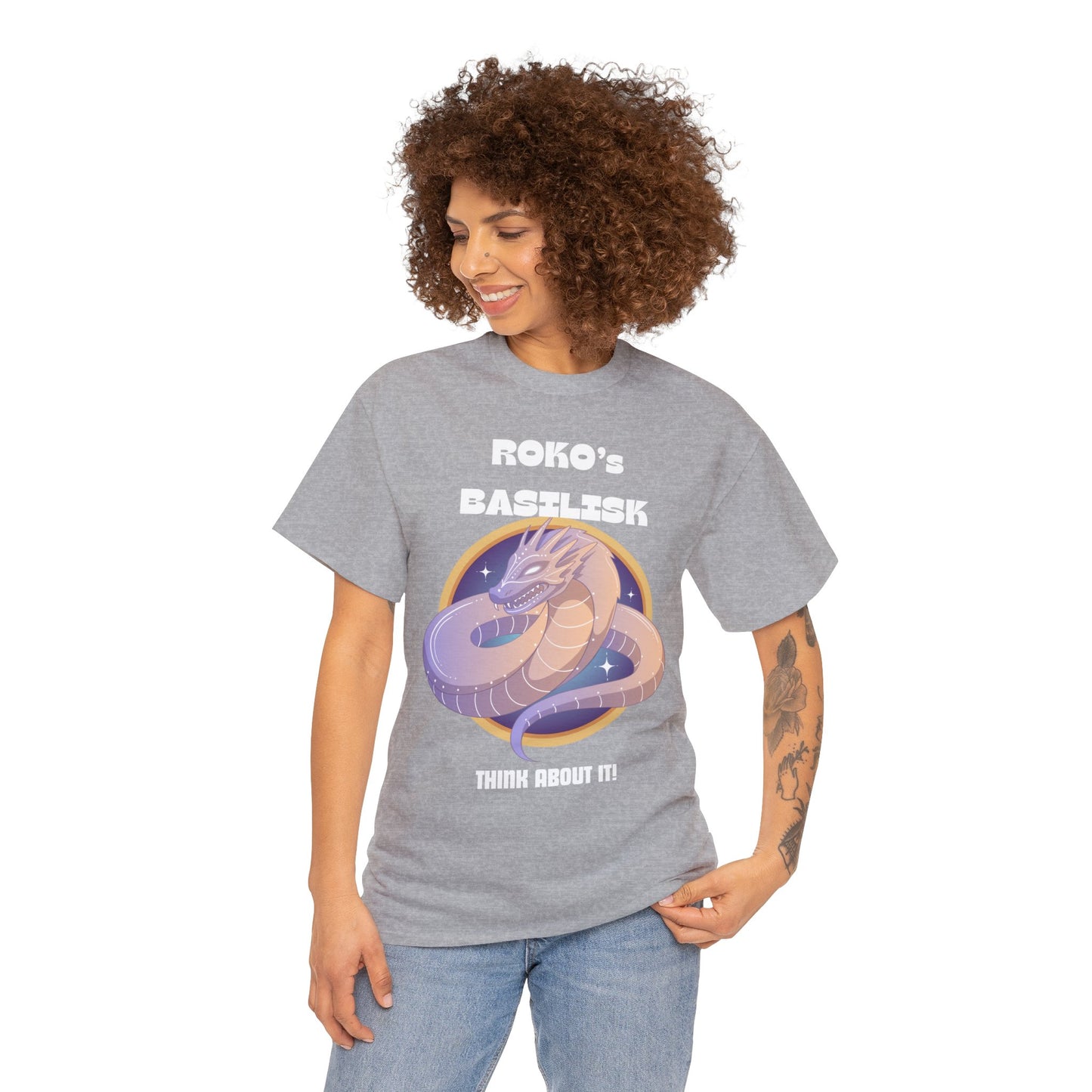 Roko's Basilisk - Unisex Heavy Cotton Tee