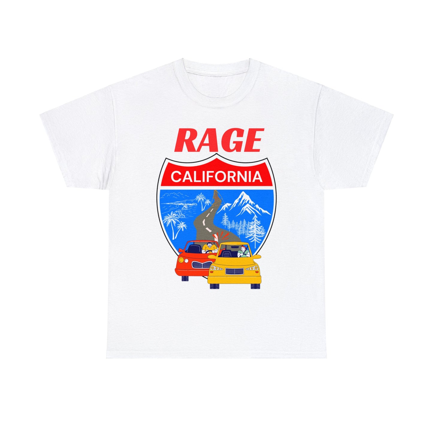 RAGE CA  - Unisex Heavy Cotton Tee