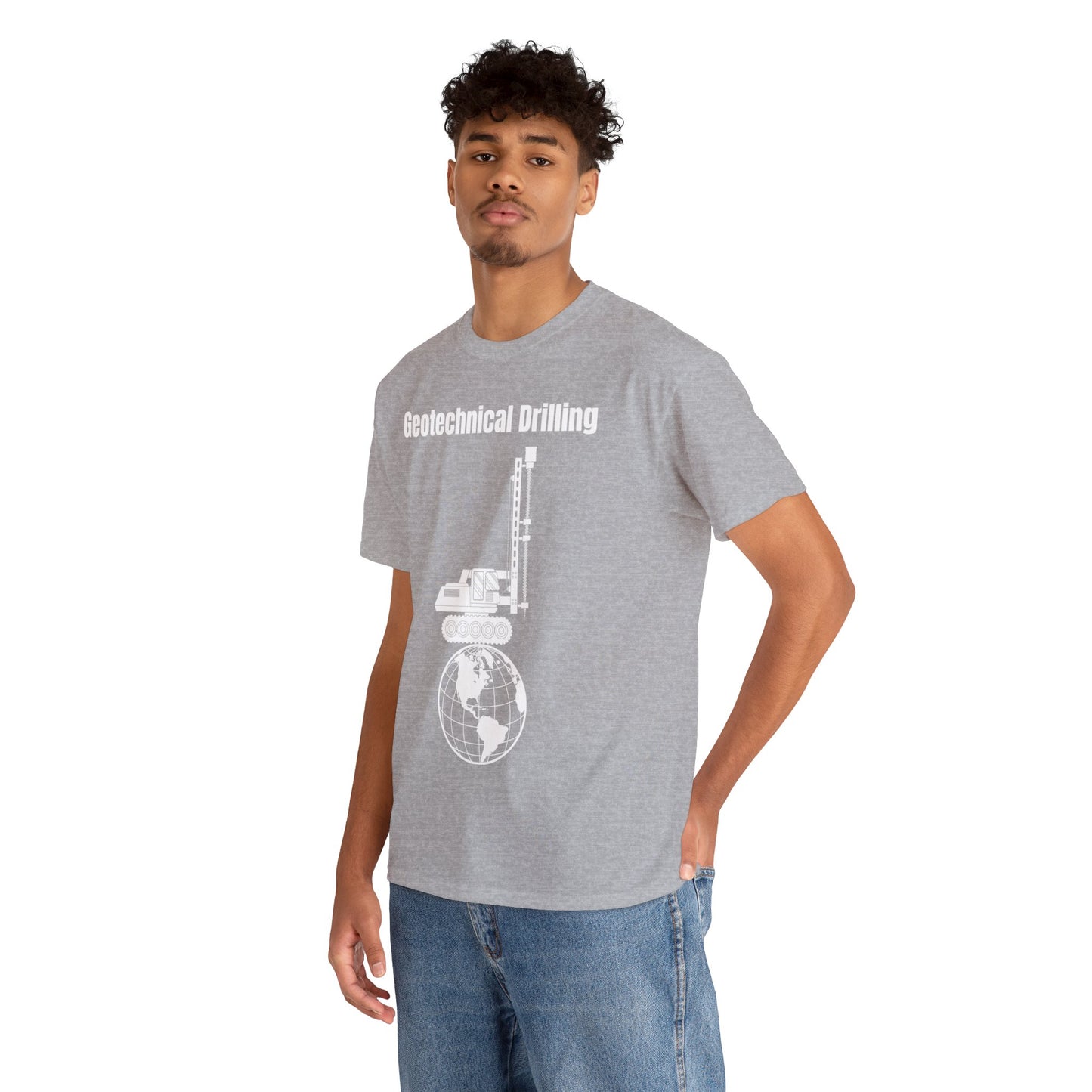 Geotechnical Drilling  - Unisex Heavy Cotton Tee