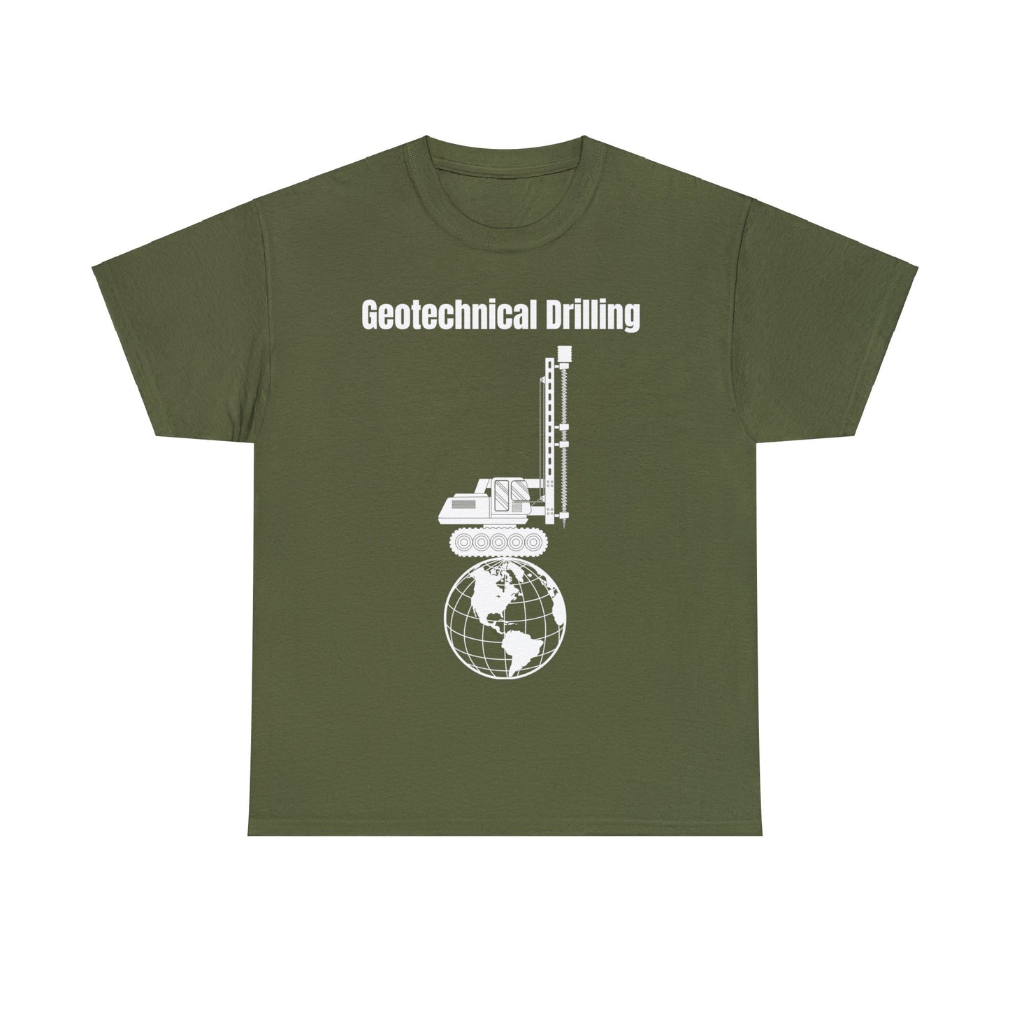 Geotechnical Drilling  - Unisex Heavy Cotton Tee