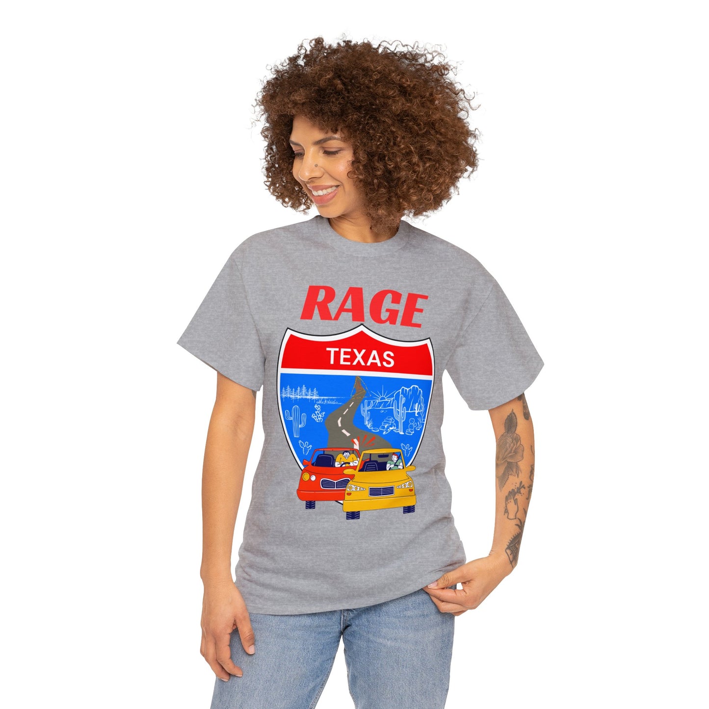 RAGE TX - Unisex Heavy Cotton Tee