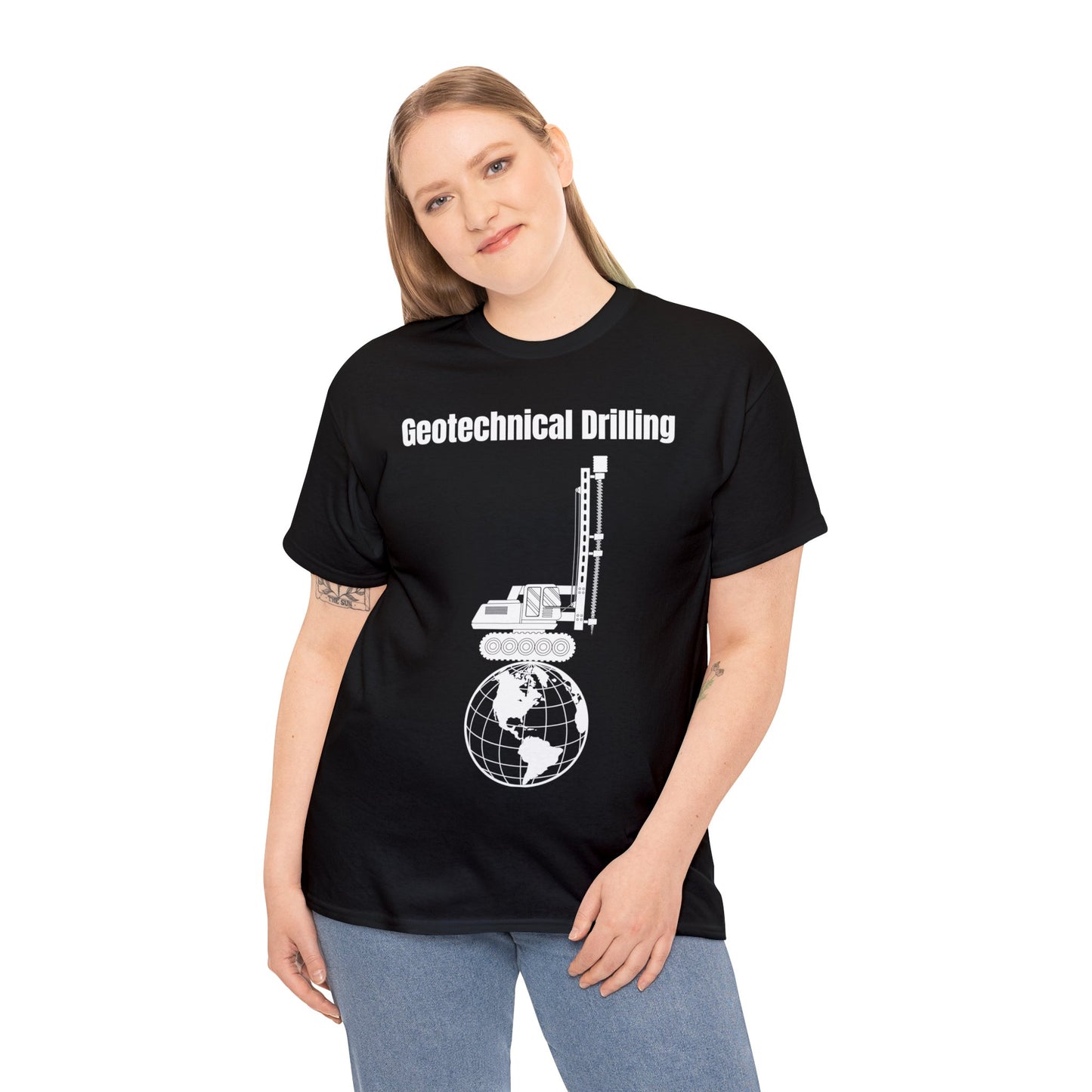 Geotechnical Drilling  - Unisex Heavy Cotton Tee